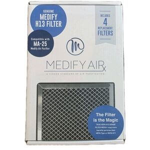 MA-25 EFP Filters for Medify Air Purifier Medical Grade H13 Filtration  4-Pack
